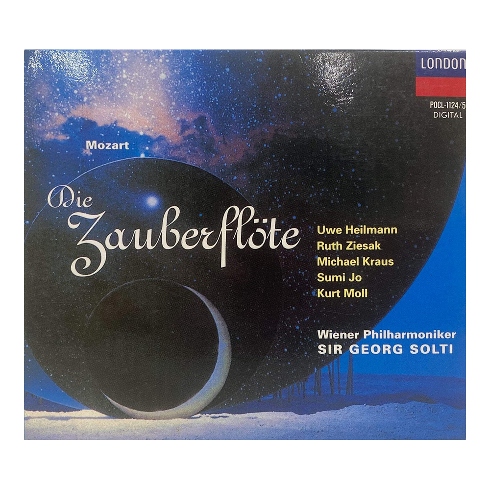 MOZART - Solti - Die Zauberflöte (La flûte enchantée), opéra en deux act import Japon..